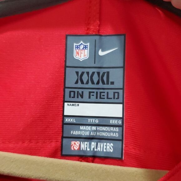 Nike On Field Kansas City Chiefs #19 Toney Jersey, Size XXXL, Nwot - Picture 5 of 9